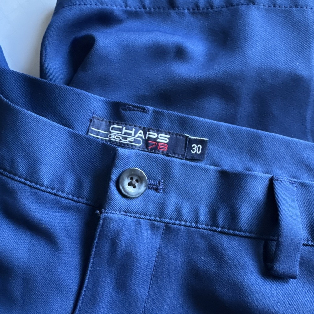 Chaps Golf‎ 78 Mens Size 30 Bermuda Shorts Blue  - Comfortable Golf Shorts